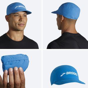 Brooks Unisex Lightweight Packable Hat OS Brooks Blue/Brooks